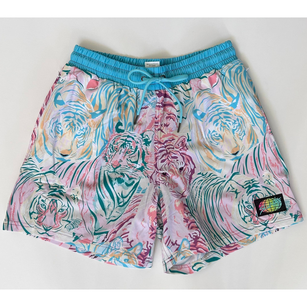 SLUNKS Men's SMALL Kona with Tigers Volleyball Shorts